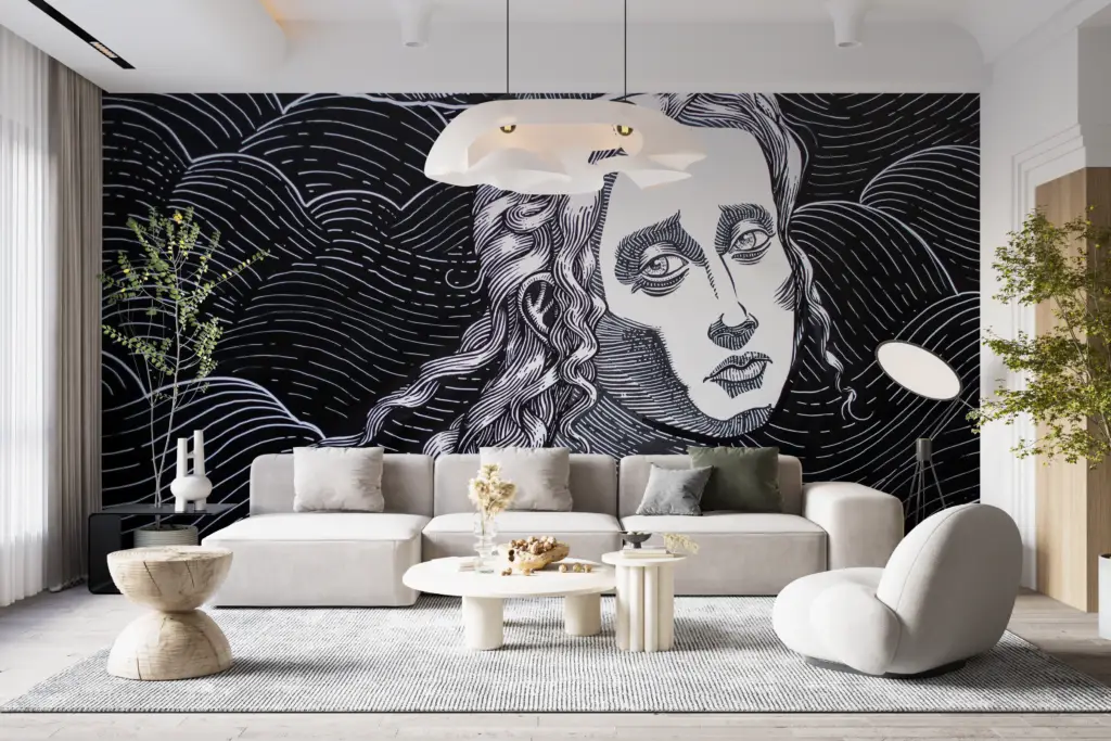 Après décoration par la toile