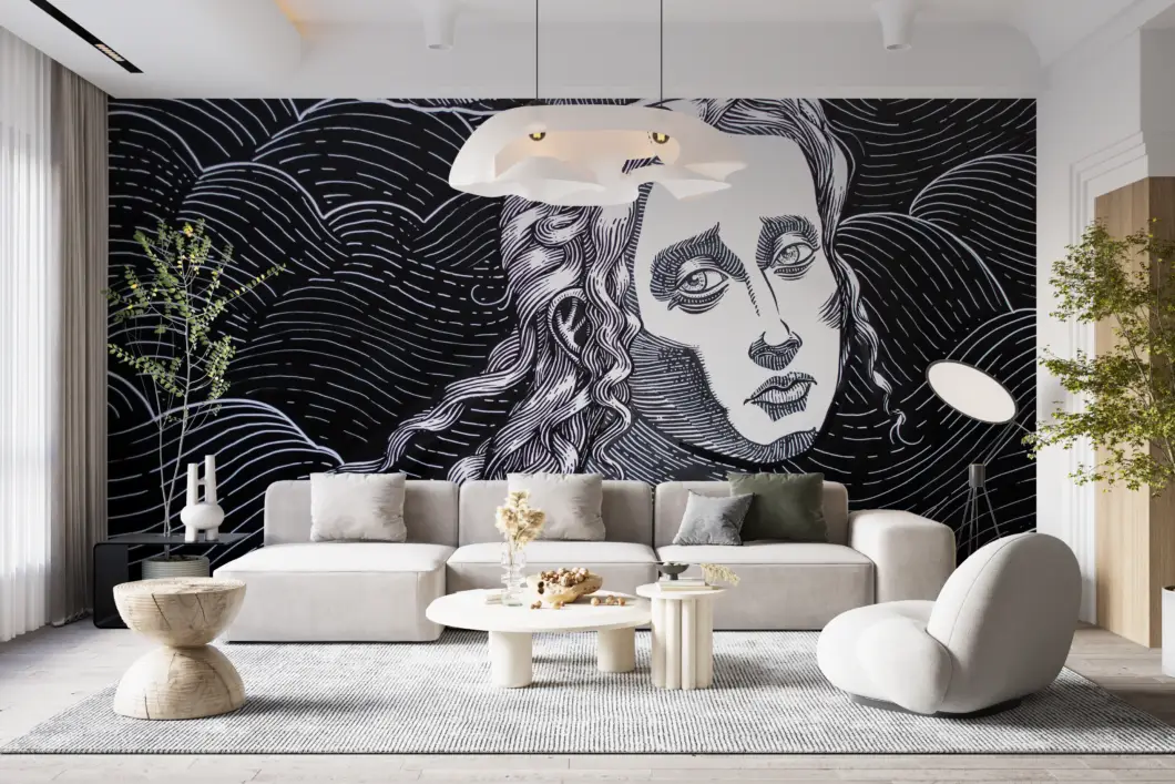 Après décoration par la toile