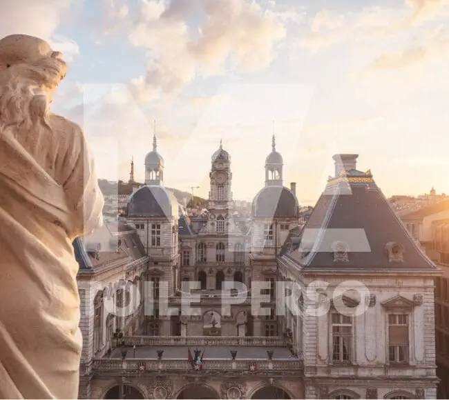 lyon hotel de ville photographie soleil basilic