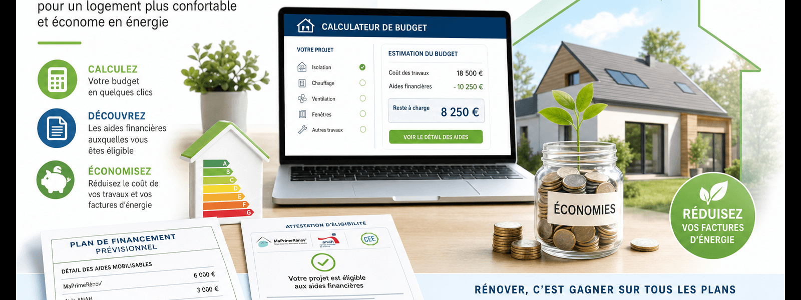 Budget isolation phonique aides MaPrimeRénov ANAH CEE nuisance sonore