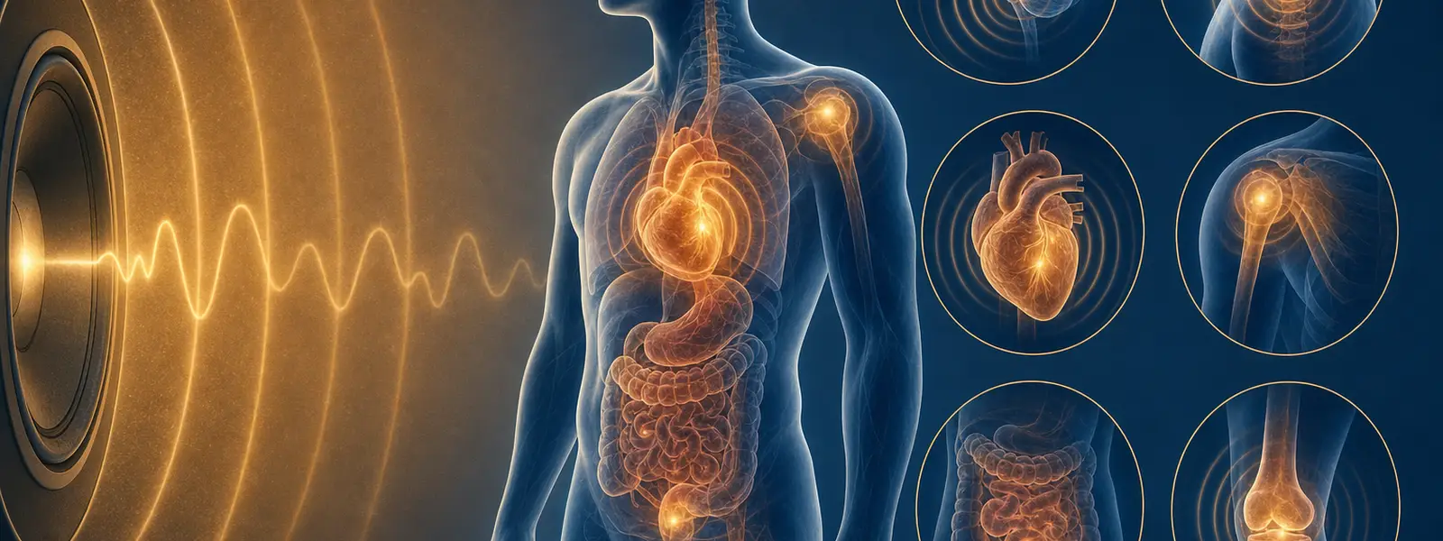 bruit et santé illustration médicale des effets du bruit sur le corps humain